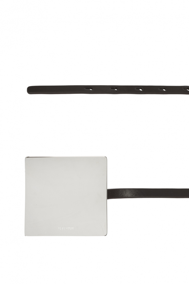 Leather belt JIL SANDER - jil sander curved hem skirt item
